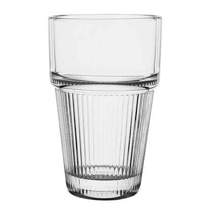 Olympia Ridged Stacking Tumblers 300ml (6 Pack) • PAS-HW796