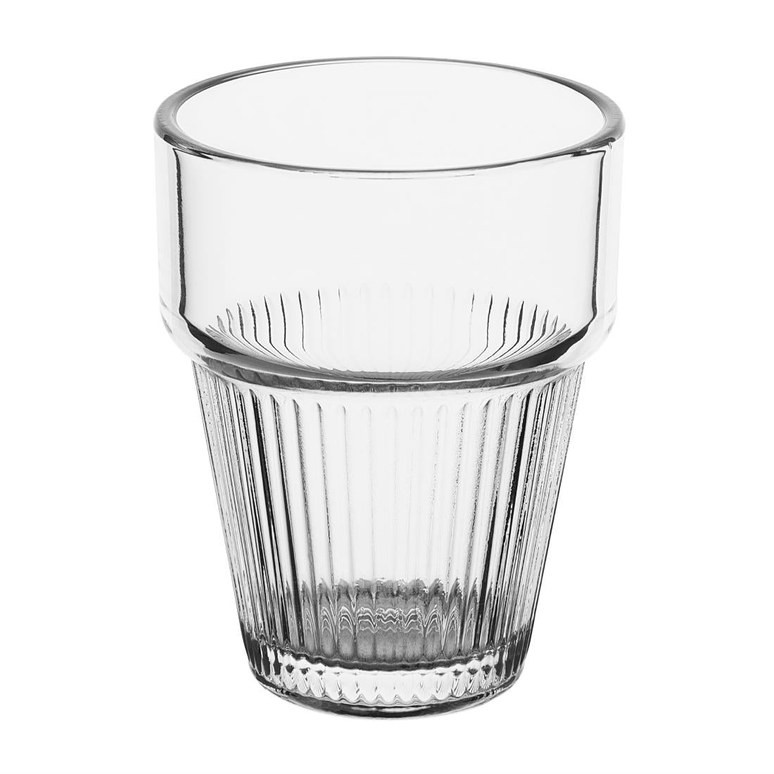 Olympia Ridged Stacking Tumblers 150ml (6 Pack) • PAS-HW797