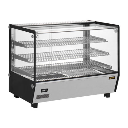 Apuro Square Countertop Heated Display Merchandiser 160Ltr • PAS-HW924-A