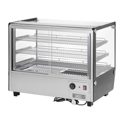 Apuro Square Countertop Heated Display Merchandiser 160Ltr • PAS-HW924-A