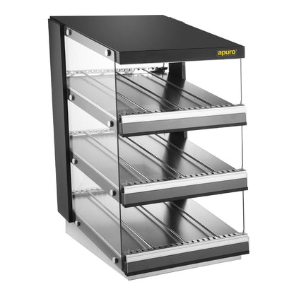 Apuro Sloped Chute Food Warmer 3 Shelf • PAS-HW926-A