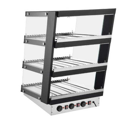 Apuro Sloped Chute Food Warmer 3 Shelf • PAS-HW926-A