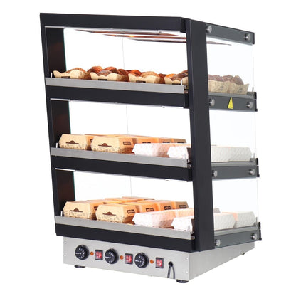 Apuro Sloped Chute Food Warmer 3 Shelf • PAS-HW926-A