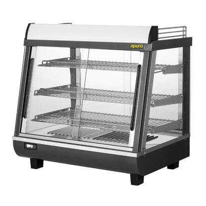 Apuro Front and Rear Door Heated Merchandiser 96Ltr • PAS-HW927-A