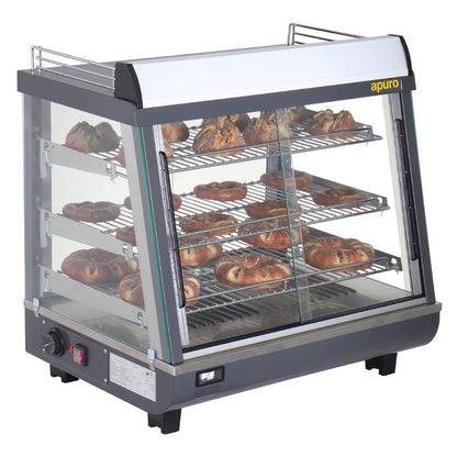 Apuro Front and Rear Door Heated Merchandiser 96Ltr • PAS-HW927-A