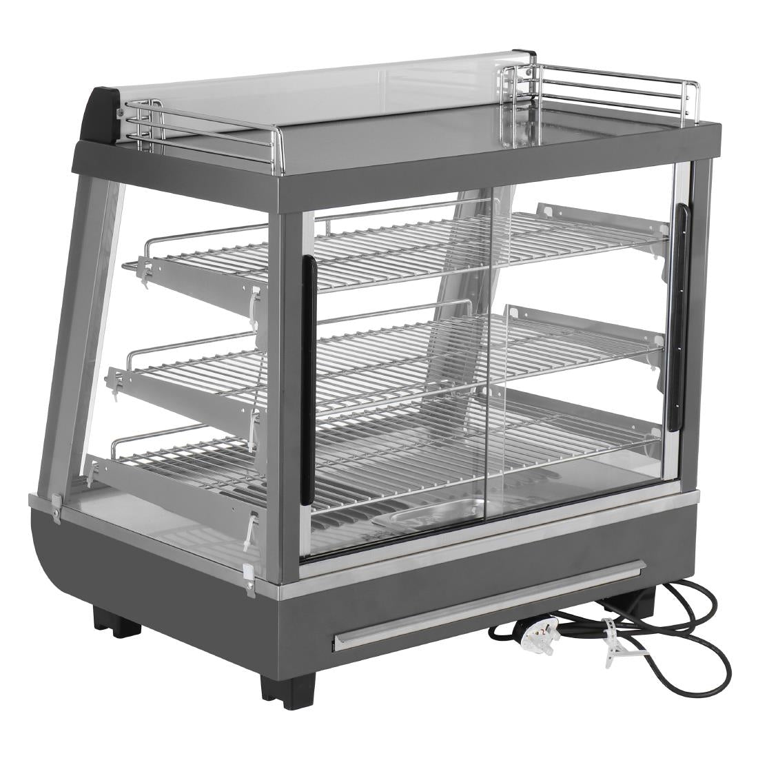 Apuro Front and Rear Door Heated Merchandiser 96Ltr • PAS-HW927-A