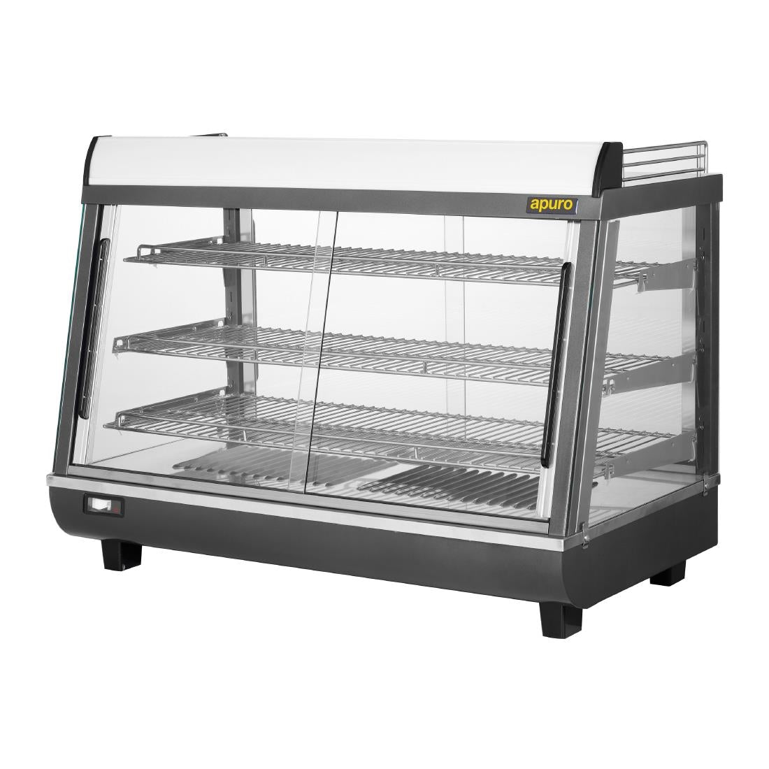 Apuro Front and Rear Door Heated Merchandiser 136Ltr • PAS-HW928-A