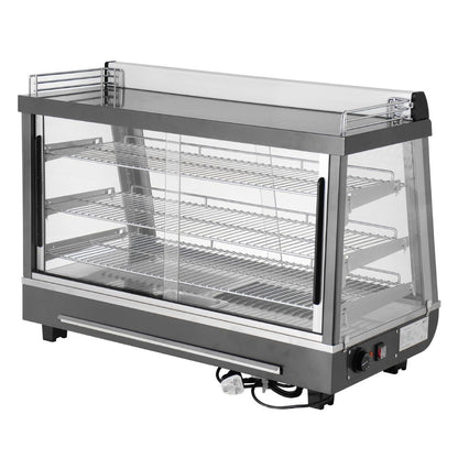 Apuro Front and Rear Door Heated Merchandiser 136Ltr • PAS-HW928-A