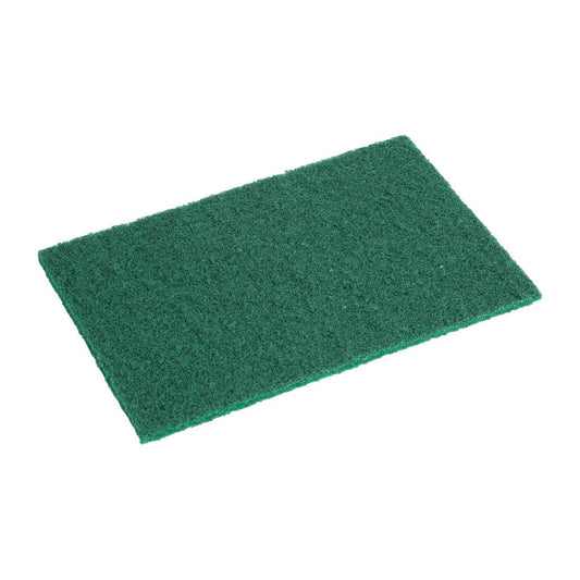Jantex Green Scourer Pads Large (10 Pack) (Large | 149(W) x 228(L)mm | Pack Quantity: 10) • PAS-HX233