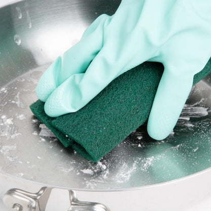 Jantex Green Scourer Pads Large (10 Pack) (Large | 149(W) x 228(L)mm | Pack Quantity: 10) • PAS-HX233