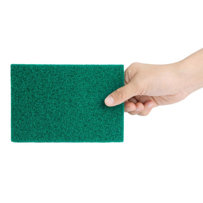 Jantex Green Scourer Pads Small (10 Pack) (Small | 110(W) x 151(L)mm | Pack Quantity: 10) • PAS-HX234