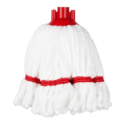 Jantex Microfibre Mop Head Red Stripe 150g • PAS-HX249
