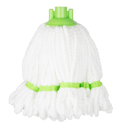 Jantex Microfibre Mop Head Green Stripe 150g • PAS-HX251