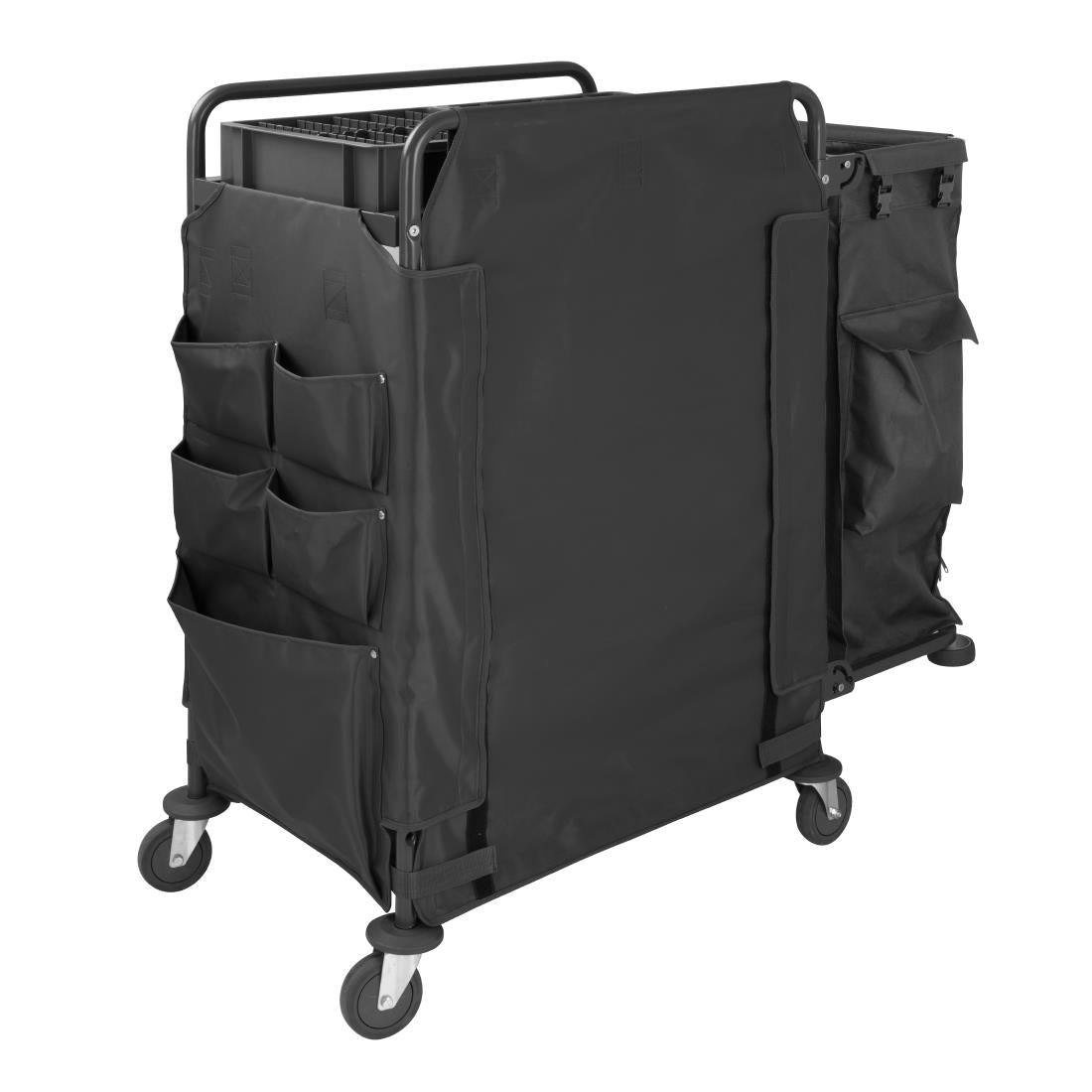Jantex Compact Housekeeping Trolley (1125(H)x1110(W)x490(D)mm) • PAS-HX253