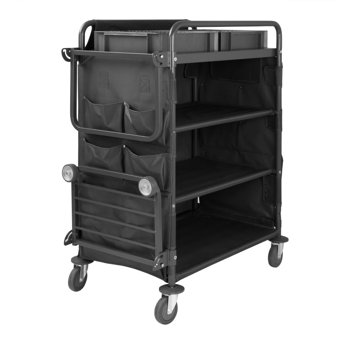 Jantex Compact Housekeeping Trolley (1125(H)x1110(W)x490(D)mm) • PAS-HX253