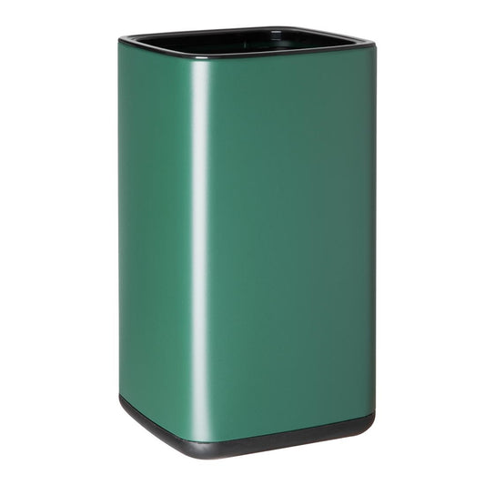 Bolero Square Waste Bin Green 7Ltr (Removable outer shell | Material: Polypropylene | 310(H)x179(W)x178(D)mm) • PAS-HX261