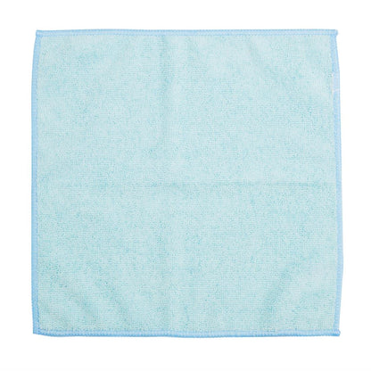 Jantex Microfibre Cloths Blue 400x400mm (5 Pack) (400(L)x400(W)mm | Pack Quantity: 5) • PAS-HX269