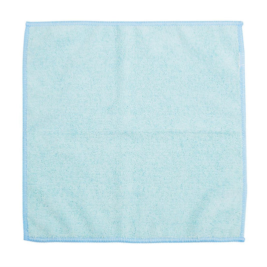 Jantex Microfibre Cloths Blue 400x400mm (5 Pack) (400(L)x400(W)mm | Pack Quantity: 5) • PAS-HX269