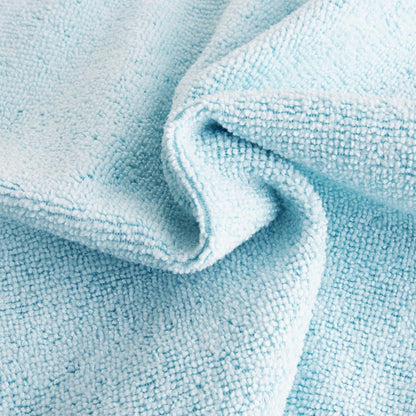 Jantex Microfibre Cloths Blue 400x400mm (5 Pack) (400(L)x400(W)mm | Pack Quantity: 5) • PAS-HX269