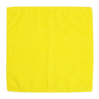 Jantex Microfibre Cloths Yellow (5 pack) (400(L)x400(W)mm | Pack Quantity: 5) • PAS-HX272