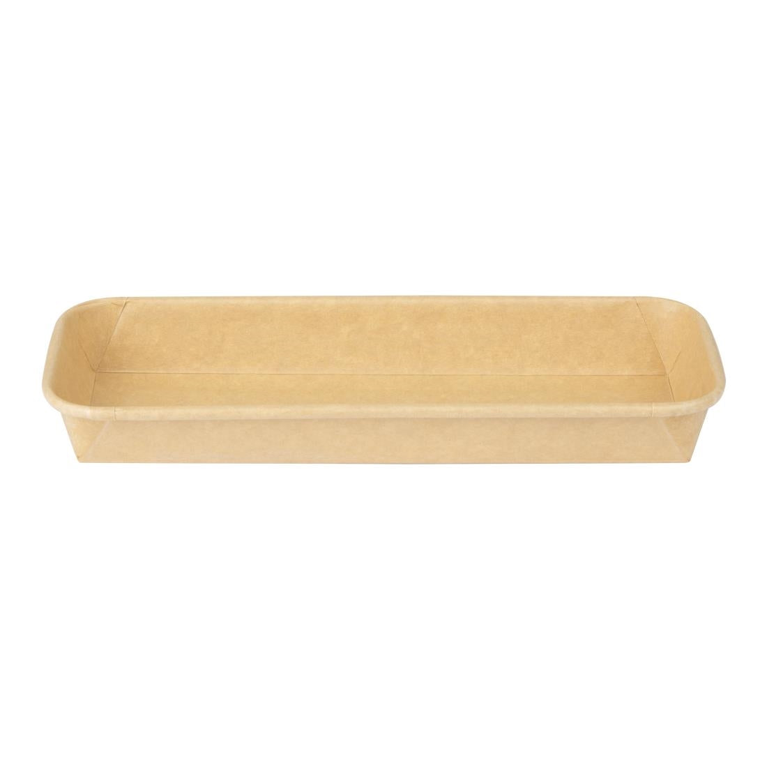 Fiesta Recyclable No.2 Platter/Tray Bases 220x90mm (300 Pack) (220(L)x90(W)mm. Non-Stick Lining. Recyclable) • PAS-HX287