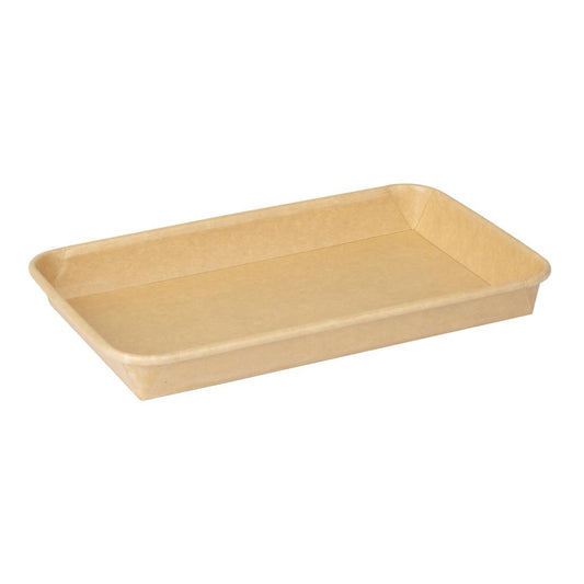 Fiesta Recyclable No.7 Platter/Tray Bases 220x137mm (300 Pack) (220(L)x137(W)mm. Non-Stick Lining. Recyclable) • PAS-HX289