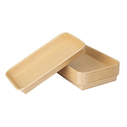 Fiesta Recyclable No.7 Platter/Tray Bases 220x137mm (300 Pack) (220(L)x137(W)mm. Non-Stick Lining. Recyclable) • PAS-HX289