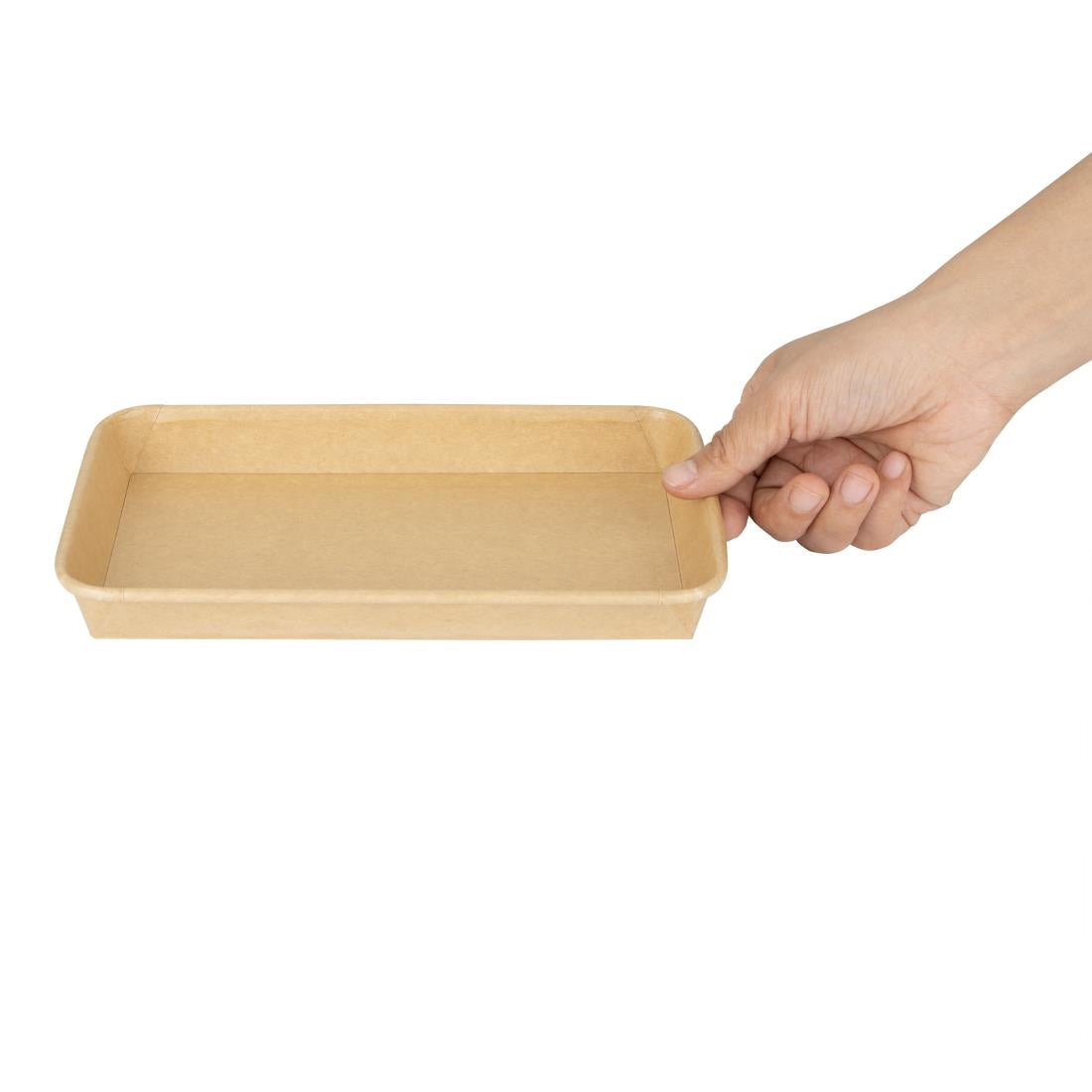 Fiesta Recyclable No.7 Platter/Tray Bases 220x137mm (300 Pack) (220(L)x137(W)mm. Non-Stick Lining. Recyclable) • PAS-HX289