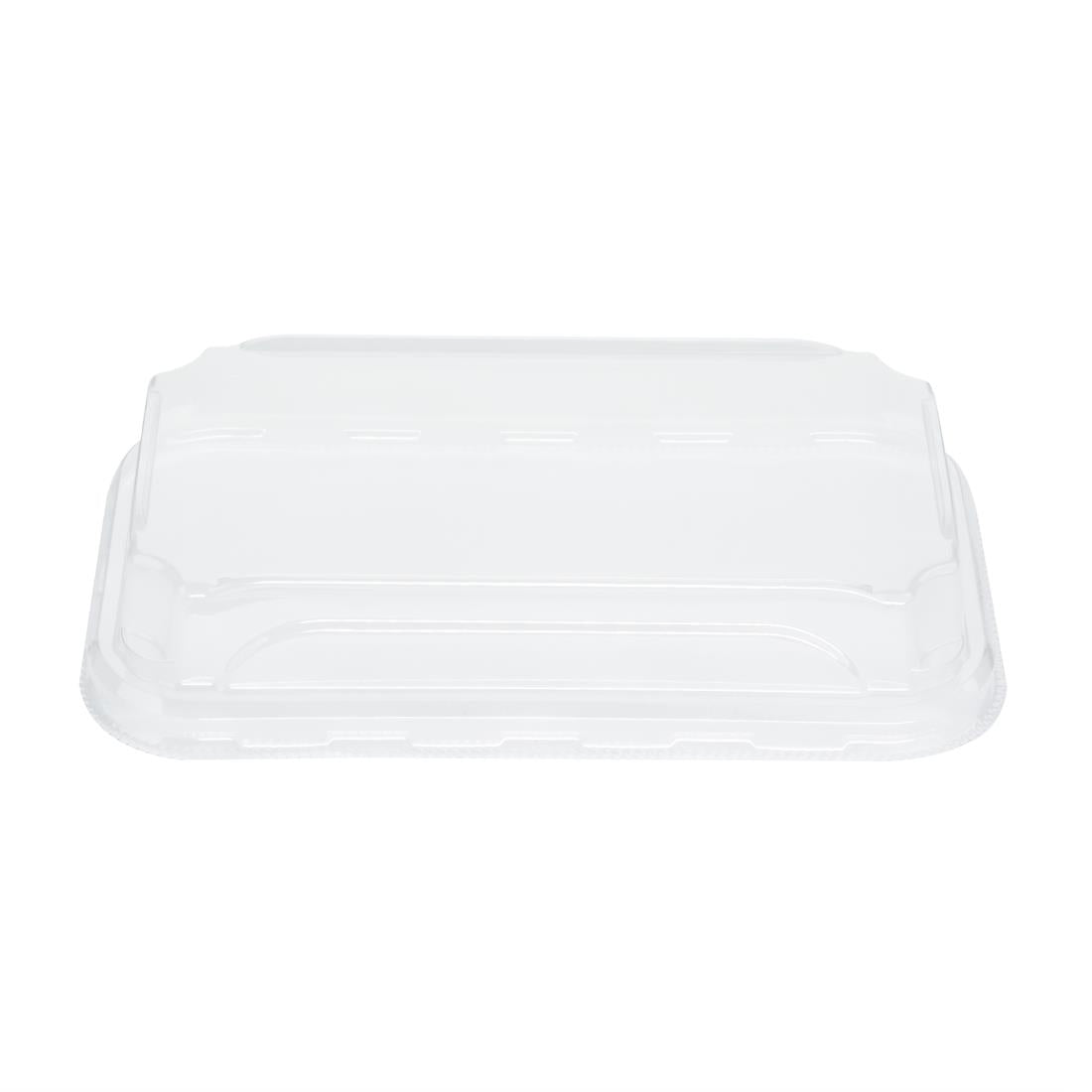 Fiesta Recyclable PET Lids for No.1 Platter/Tray Bases (300 Pack) (Compatible with No.1 Platter/Tray Bases (HX286) | Pack Quantity: 300) • PAS-HX291