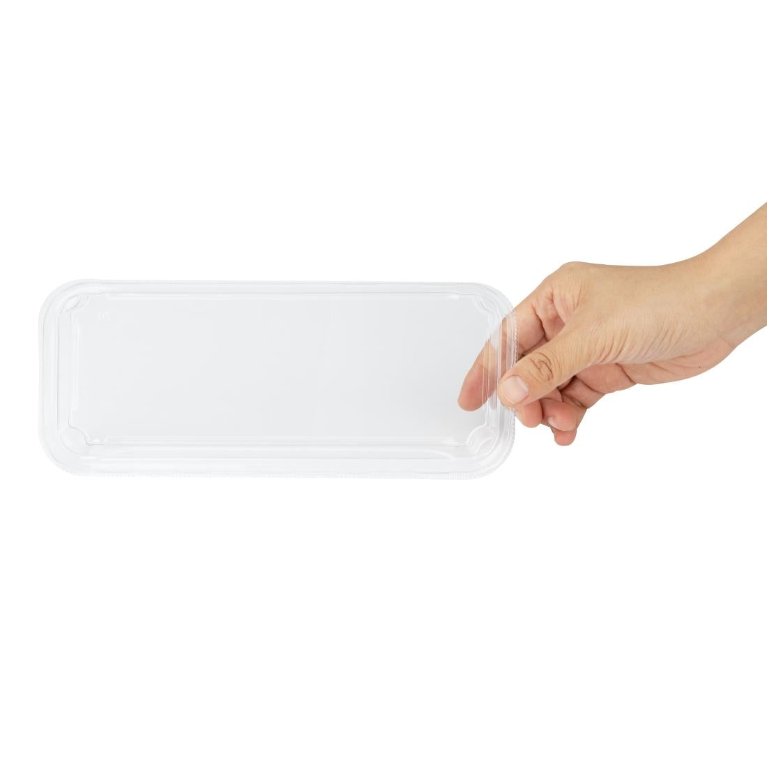 Fiesta Recyclable PET Lids for No.2 Platter/Tray Bases (300 Pack) (Compatible with No.2 Platter/Tray Bases (HX287) | Pack Quantity: 300) • PAS-HX292
