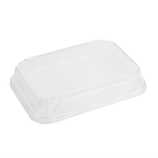 "Fiesta Recyclable PET Lids for No.3 Platter/Tray Bases (300 Pack)" (Compatible with No.3 Platter/Tray Bases (HX288) | Pack Quantity: 300) • PAS-HX293