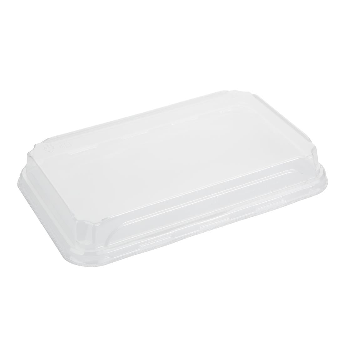 "Fiesta Recyclable PET Lids for No.7 Platter/Tray Bases (300 Pack)" (Compatible with No.7 Platter/Tray Bases (HX289)) • PAS-HX294