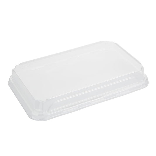 "Fiesta Recyclable PET Lids for No.7 Platter/Tray Bases (300 Pack)" (Compatible with No.7 Platter/Tray Bases (HX289)) • PAS-HX294