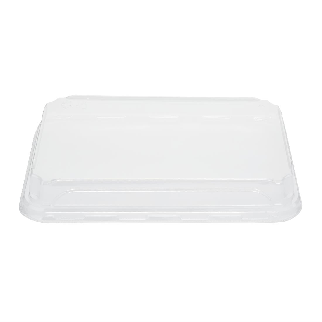 "Fiesta Recyclable PET Lids for No.7 Platter/Tray Bases (300 Pack)" (Compatible with No.7 Platter/Tray Bases (HX289)) • PAS-HX294