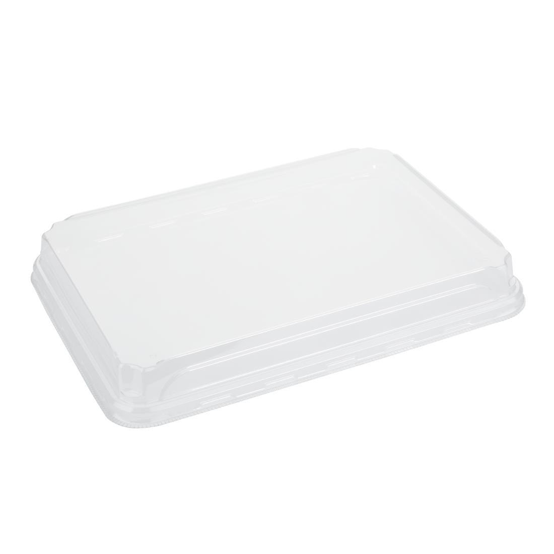 "Fiesta Recyclable PET Lids for No.11 Platter/Tray Bases (300 Pack)" (Compatible with No.11 Platter/Tray Bases (HX290)) • PAS-HX295