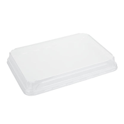 "Fiesta Recyclable PET Lids for No.11 Platter/Tray Bases (300 Pack)" (Compatible with No.11 Platter/Tray Bases (HX290)) • PAS-HX295