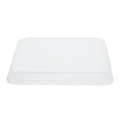 "Fiesta Recyclable PET Lids for No.11 Platter/Tray Bases (300 Pack)" (Compatible with No.11 Platter/Tray Bases (HX290)) • PAS-HX295