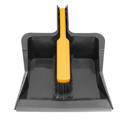 Jantex Heavy Duty Dustpan & Brush set (425(L)x312(W)mm | Suitable for heavy duty use) • PAS-HX384