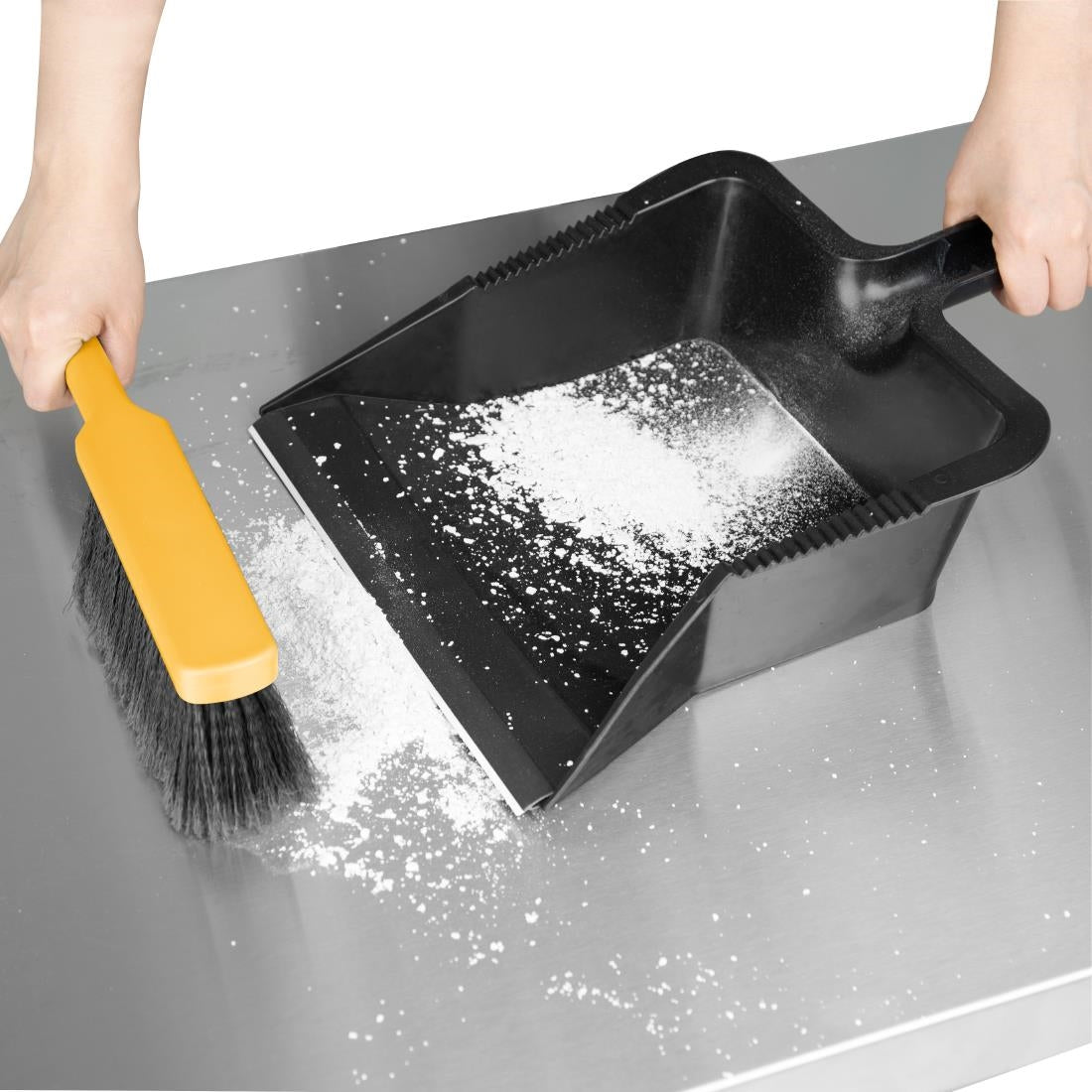 Jantex Heavy Duty Dustpan & Brush set (425(L)x312(W)mm | Suitable for heavy duty use) • PAS-HX384