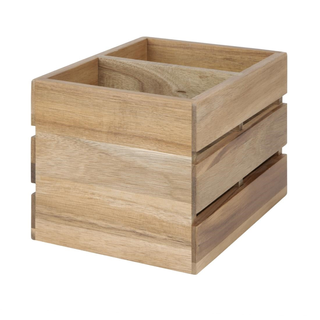 Olympia Table Organiser Acacia Wood 210x160x150mm (210(L)x160(W)x150(D)mm | Material: Acacia Wood) • PAS-HX387