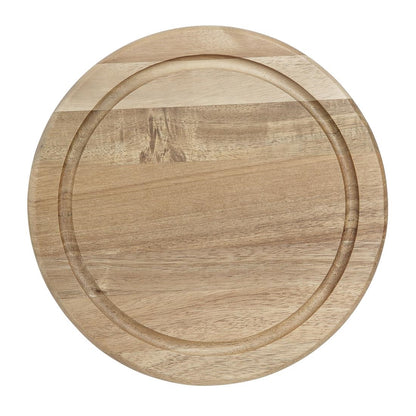 Olympia Round Acacia Wood Board for 200mm Dome 246x20mm (246(Ø)x20(H)mm | Fits 200(Ø)mm dome - HW798) • PAS-HX397