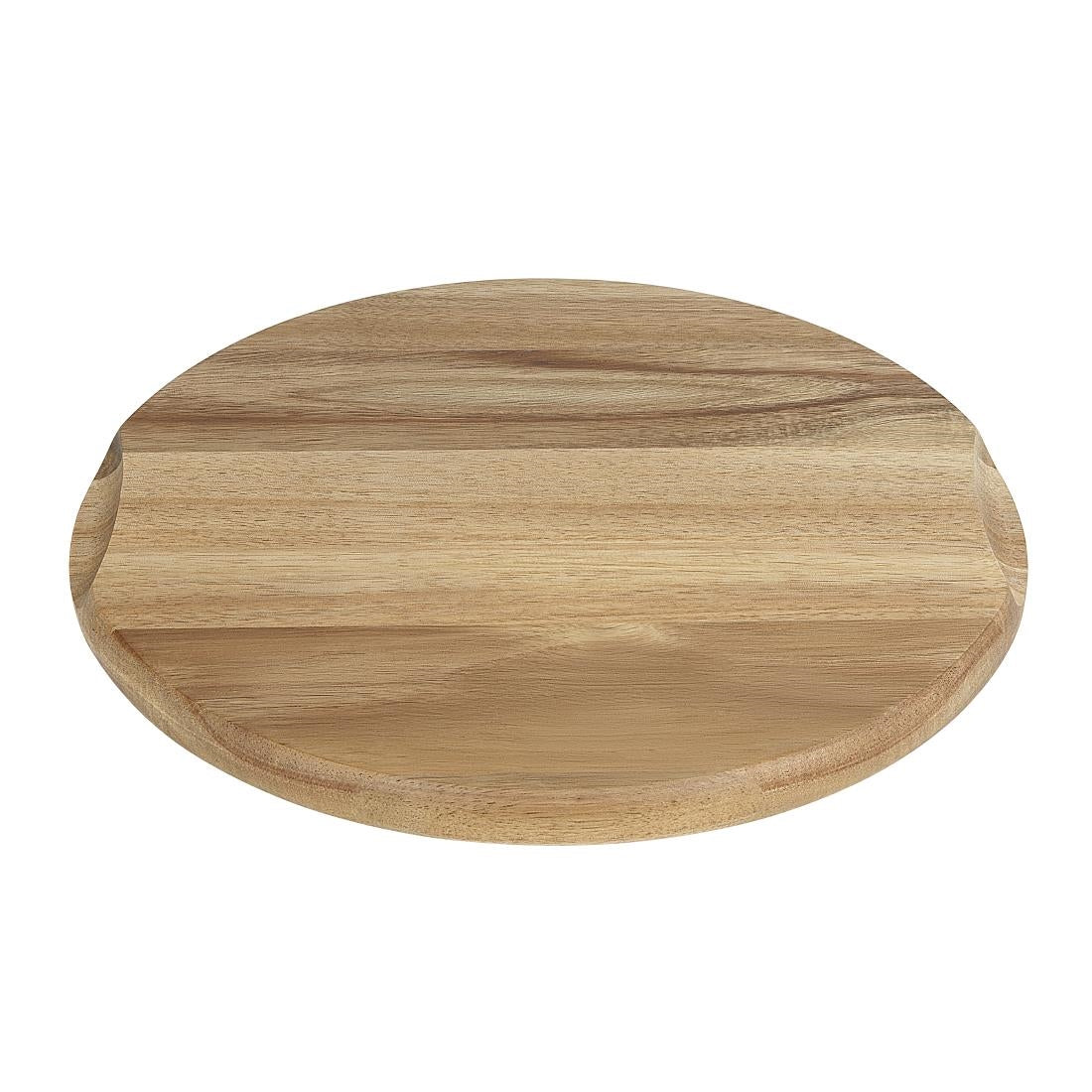 Olympia Round Acacia Wood Board for 240mm Dome 283x20mm (283(Ø)x20(H)mm | Fits 240(Ø)mm dome - HW799) • PAS-HX398