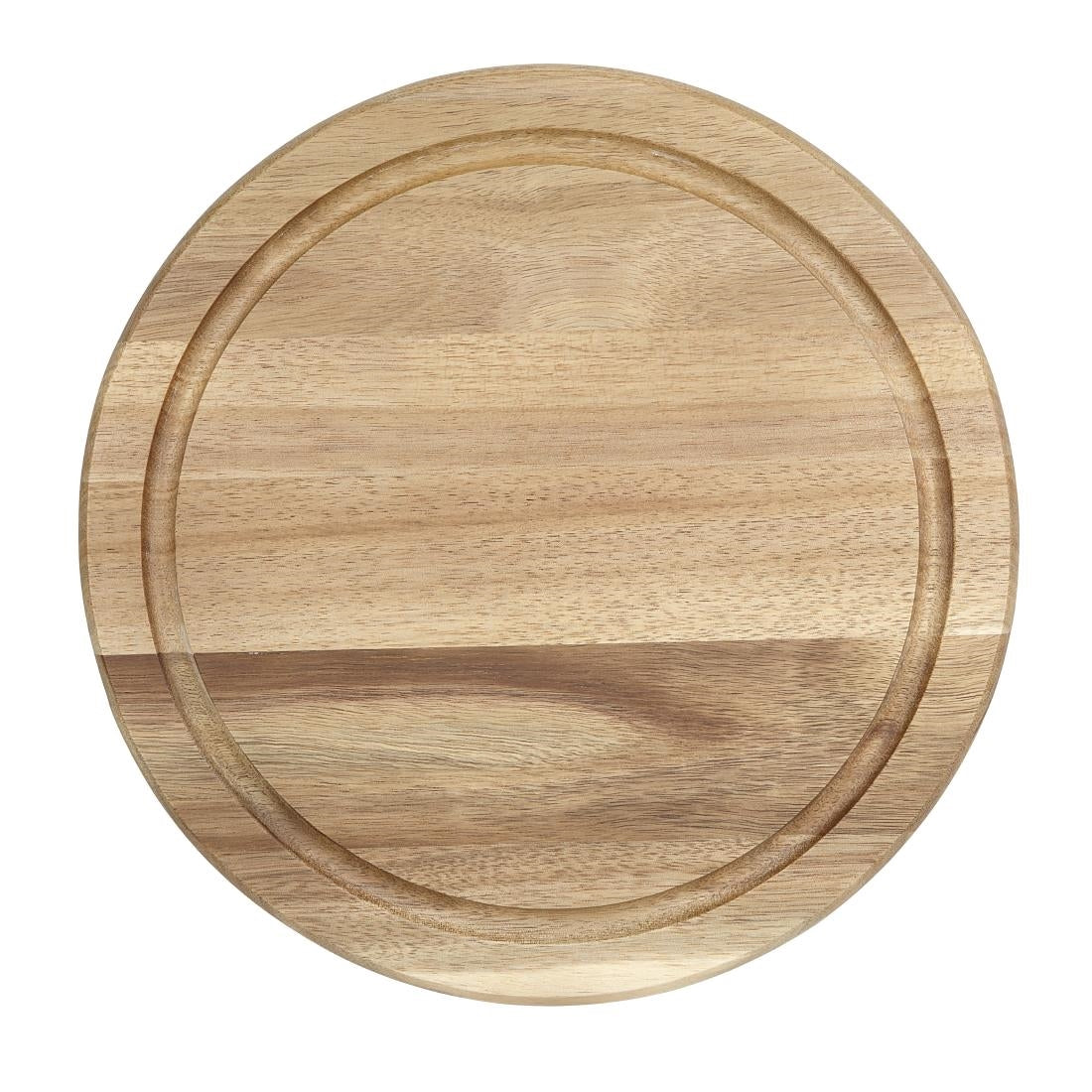 Olympia Round Acacia Wood Board for 240mm Dome 283x20mm (283(Ø)x20(H)mm | Fits 240(Ø)mm dome - HW799) • PAS-HX398