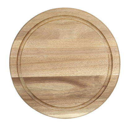 Olympia Round Acacia Wood Board for 240mm Dome 283x20mm (283(Ø)x20(H)mm | Fits 240(Ø)mm dome - HW799) • PAS-HX398