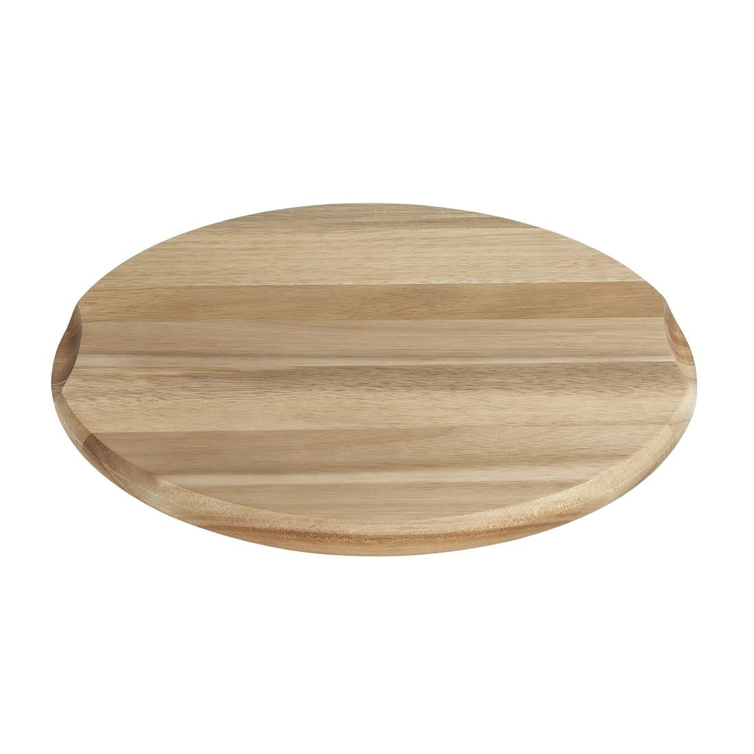 Olympia Round Acacia Wood Board for Dome 330x20mm (330(Ø)x20(H)mm | Fits 280(Ø)mm dome - CS014) • PAS-HX399