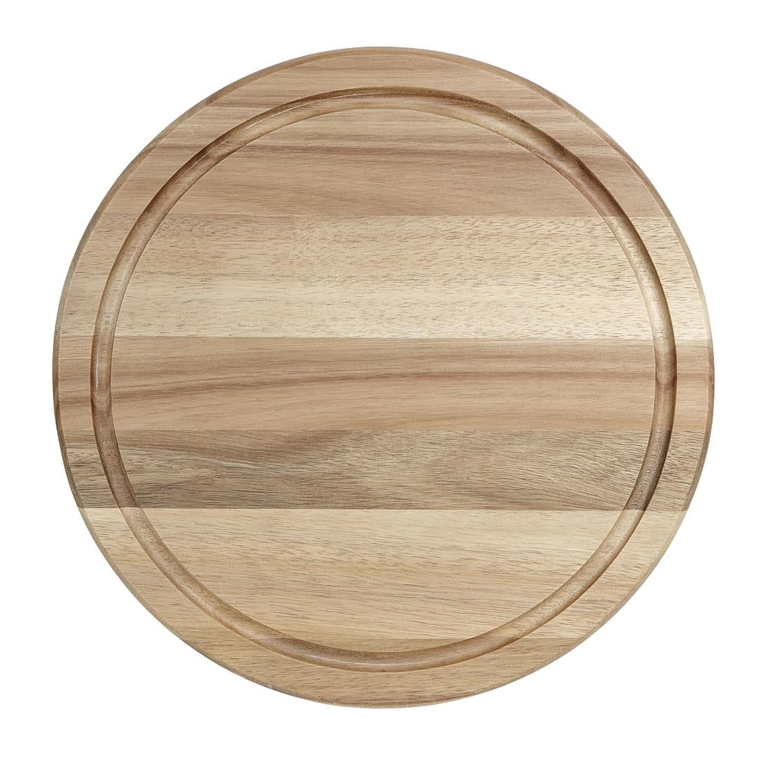 Olympia Round Acacia Wood Board for Dome 330x20mm (330(Ø)x20(H)mm | Fits 280(Ø)mm dome - CS014) • PAS-HX399