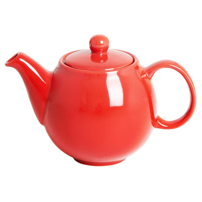 Olympia Café Teapot Red - 450ml (2 Pack) (450ml | Material: stoneware | Pack quantity: 2) • PAS-HX795