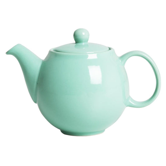 Olympia Café Teapot Aqua - 450ml (2 Pack) (450ml | Material: Stoneware | Pack Quantity: 2) • PAS-HX796