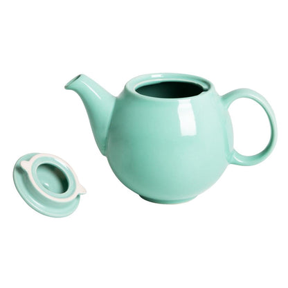 Olympia Café Teapot Aqua - 450ml (2 Pack) (450ml | Material: Stoneware | Pack Quantity: 2) • PAS-HX796