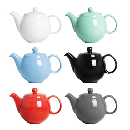 Olympia Café Teapot Charcoal - 450ml (2 Pack) (450ml | Material: Stoneware | Pack Quantity: 2) • PAS-HX797